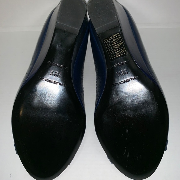 Balenciaga Arena Bleu Dragee Wedges - Like New - Picture 6 of 7